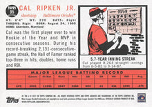 Load image into Gallery viewer, 2021 Topps Archives Cal Ripken Jr. #95 Baltimore Orioles