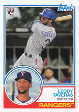 Load image into Gallery viewer, 2021 Topps Archives Leody Taveras #163 Texas Rangers