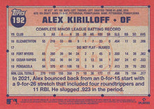 将图片加载到图库查看器,2021 Topps Archives Alex Kirilloff RC #192 Minnesota Twins