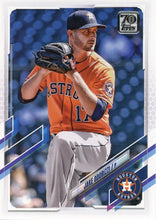 Load image into Gallery viewer, 2021 Topps Update Jake Odorizzi US139 Houston Astros