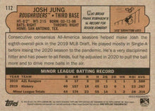 Load image into Gallery viewer, 2021 Topps Heritage Minor League Josh Jung #112 Frisco RoughRiders