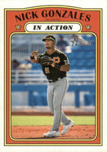 Load image into Gallery viewer, 2021 Topps Heritage Minor League Nick Gonzales #187 GCL Pirates