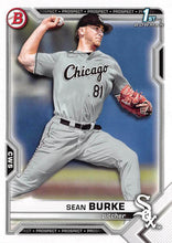 Load image into Gallery viewer, 2021 Bowman Draft Sean Burke FBC 1st Bowman BD-4 Chicago White Sox