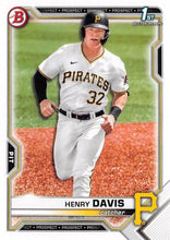 Load image into Gallery viewer, 2021 Bowman Draft Henry Davis FBC 1st Bowman BD-48 Pittsburgh Pirates