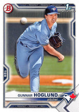 Load image into Gallery viewer, 2021 Bowman Draft Gunnar Hoglund FBC 1st Bowman BD-78 Toronto Blue Jays