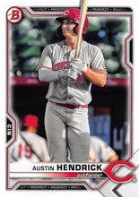 تحميل الصورة إلى عارض المعرض، 2021 Bowman Draft Austin Hendrick BD-138 Cincinnati Reds