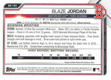 تحميل الصورة إلى عارض المعرض، 2021 Bowman Draft Blaze Jordan BD-182 Boston Red Sox