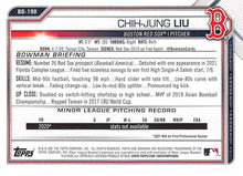 تحميل الصورة إلى عارض المعرض، 2021 Bowman Draft Chih-Jung Liu BD-190 Boston Red Sox