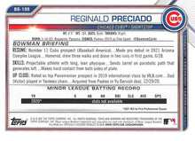 Load image into Gallery viewer, 2021 Bowman Draft Reginald Preciado BD-199 Chicago Cubs
