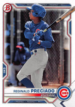 Load image into Gallery viewer, 2021 Bowman Draft Reginald Preciado BD-199 Chicago Cubs