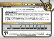 Load image into Gallery viewer, 2022 Bowman Fernando Tatis Jr. #34 San Diego Padres