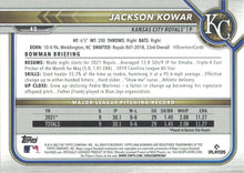 将图片加载到图库查看器,2022 Bowman Jackson Kowar #40 Kansas City Royals
