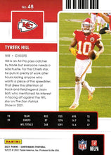 تحميل الصورة إلى عارض المعرض، تذكرة موسمية لمباراة Panini Contenders لعام 2021 Tyreek Hill #48 Kansas City Chiefs