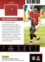 将图片加载到图库查看器,2021 Panini Contenders Season Ticket Rob Gronkowski  #93 Tampa Bay Buccaneers