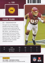 Load image into Gallery viewer, 2021 Panini Contenders Season Ticket Chase Young #100 Washington Football Team