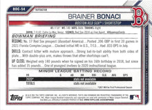 Load image into Gallery viewer, 2021 Bowman Chrome Draft Refractor Brainer Bonaci BDC-54 Boston Red Sox