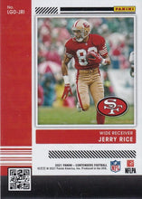 Load image into Gallery viewer, 2021 Panini Contenders Legendary Contenders Jerry Rice LGD-JRI San Francisco 49ers