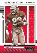 Load image into Gallery viewer, 2021 Panini Contenders Legendary Contenders Jerry Rice LGD-JRI San Francisco 49ers