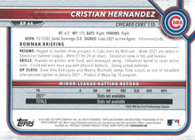Load image into Gallery viewer, 2022 Bowman Prospects Cristian Hernandez BP-66 Chicago Cubs