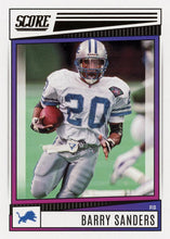 Load image into Gallery viewer, 2022 Panini Score Base Barry Sanders #91 Detroit Lions