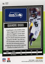 تحميل الصورة إلى عارض المعرض، 2022 Panini Score Base Quandre Diggs #177 Seattle Seahawks