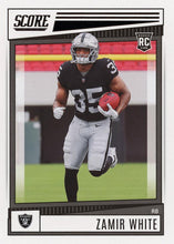 Load image into Gallery viewer, 2022 Panini Score Rookies Zamir White RC #336 Las Vegas Raiders
