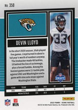 将图片加载到图库查看器,2022 Panini Score Rookies Devin Lloyd RC #350 Jacksonville Jaguars