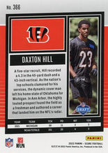 تحميل الصورة إلى عارض المعرض، 2022 Panini Score Rookies Daxton Hill RC #366 Cincinnati Bengals