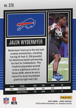 将图片加载到图库查看器,2022 Panini Score Rookies Jalen Wydermyer RC #370 Buffalo Bills