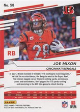 将图片加载到图库查看器,2022 Panini Prestige Base Joe Mixon #58 Cincinnati Bengals