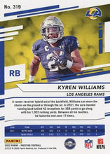 将图片加载到图库查看器,2022 Panini Prestige Rookies Kyren Williams RC #319 Los Angeles Rams