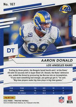 将图片加载到图库查看器,2022 Panini Prestige Xtra Points Diamond Aaron Donald #167 Los Angeles Rams