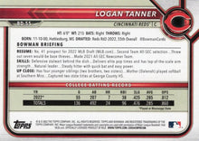 تحميل الصورة إلى عارض المعرض، 2022 Bowman Draft Logan Tanner FBC 1st Bowman BD-55 Cincinnati Reds