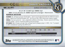 将图片加载到图库查看器,2022 Bowman Draft Daniel Vazquez BD-74 Kansas City Royals