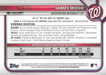 تحميل الصورة إلى عارض المعرض، 2022 Bowman Draft James Wood BD-171 Washington Nationals
