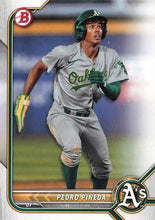 تحميل الصورة إلى عارض المعرض، 2022 Bowman Draft Pedro Pineda BD-181 Oakland Athletics