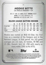 Load image into Gallery viewer, 2022 Bowman Platinum Base Mookie Betts #11 Los Angeles Dodgers