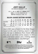 تحميل الصورة إلى عارض المعرض، 2022 Bowman Platinum Base Joey Gallo #80 Los Angeles Dodgers