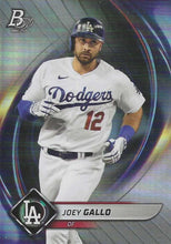 تحميل الصورة إلى عارض المعرض، 2022 Bowman Platinum Base Joey Gallo #80 Los Angeles Dodgers