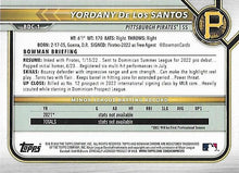 تحميل الصورة إلى عارض المعرض، 2022 بومان كروم المنكسر يورداني دي لوس سانتوس BDC-1 بيتسبرغ بايرتس