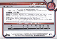 Load image into Gallery viewer, 2022 Bowman Chrome Refractor Masyn Winn BDC-170 St. Louis Cardinals