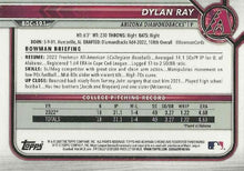 Load image into Gallery viewer, 2022 Bowman Chrome Refractor Dylan Ray BDC-191 Arizona Diamondbacks