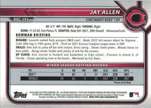 Load image into Gallery viewer, 2022 Bowman Chrome Refractor Jay Allen BDC-192 Cincinnati Reds