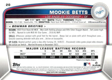 Load image into Gallery viewer, 2023 Bowman Mookie Betts #20 Los Angeles Dodgers