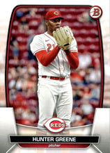 Load image into Gallery viewer, 2023 Bowman Hunter Greene #35 Cincinnati Reds