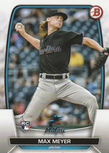 Load image into Gallery viewer, 2023 Bowman Max Meyer RC #36 Miami Marlins