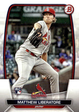 Load image into Gallery viewer, 2023 Bowman Matthew Liberatore RC #48 St. Louis Cardinals