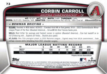 Load image into Gallery viewer, 2023 Bowman Corbin Carroll RC #73 Arizona Diamondbacks