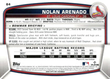 Load image into Gallery viewer, 2023 Bowman Nolan Arenado #84 St. Louis Cardinals
