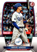 Load image into Gallery viewer, 2023 Bowman Miguel Vargas RC #88 Los Angeles Dodgers